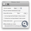 Overflow General Preferences