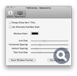 Overflow Appearance Preferences
